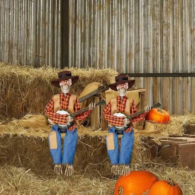 Funny Animated Dueling Banjo Skeletons