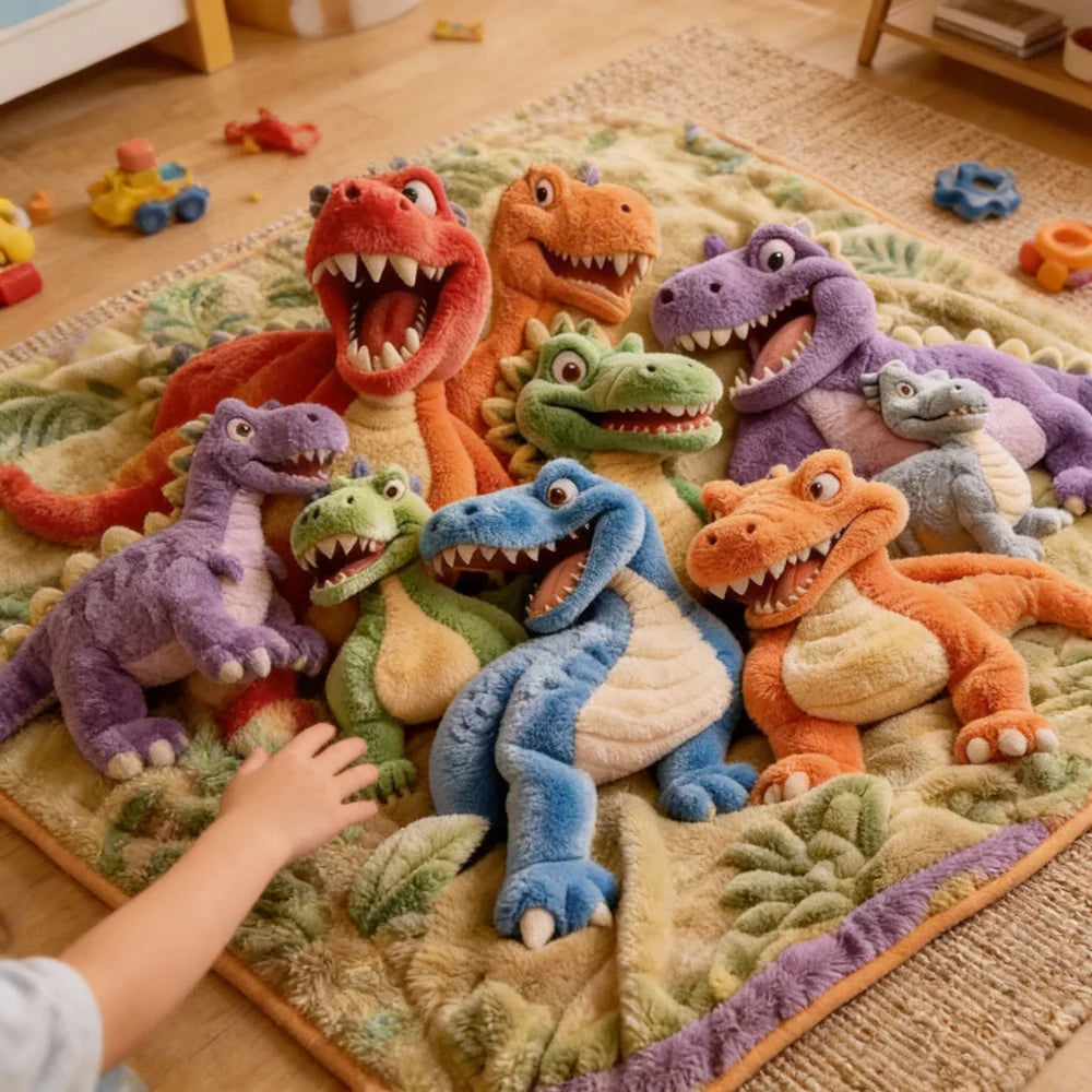 Dinozy™ 3D Sensory Dinosaur Blanket