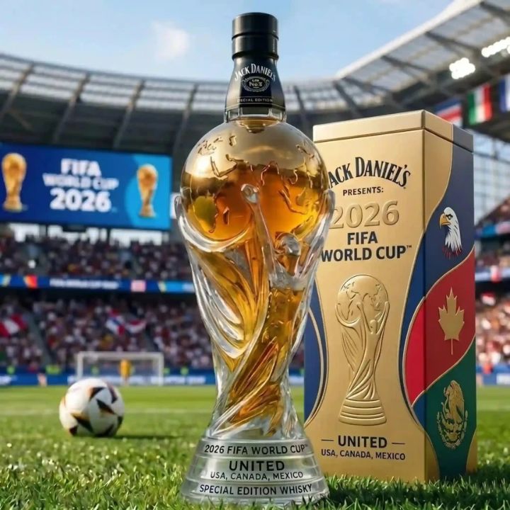 PODIUM™ World Cup Trophy Glass Decanter 350ml