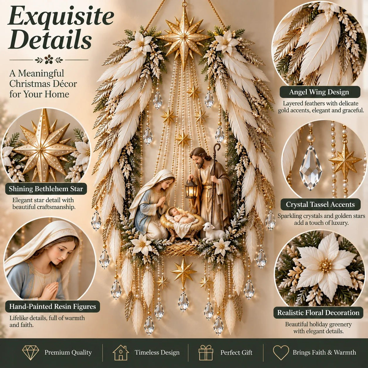Angel Nativity Light