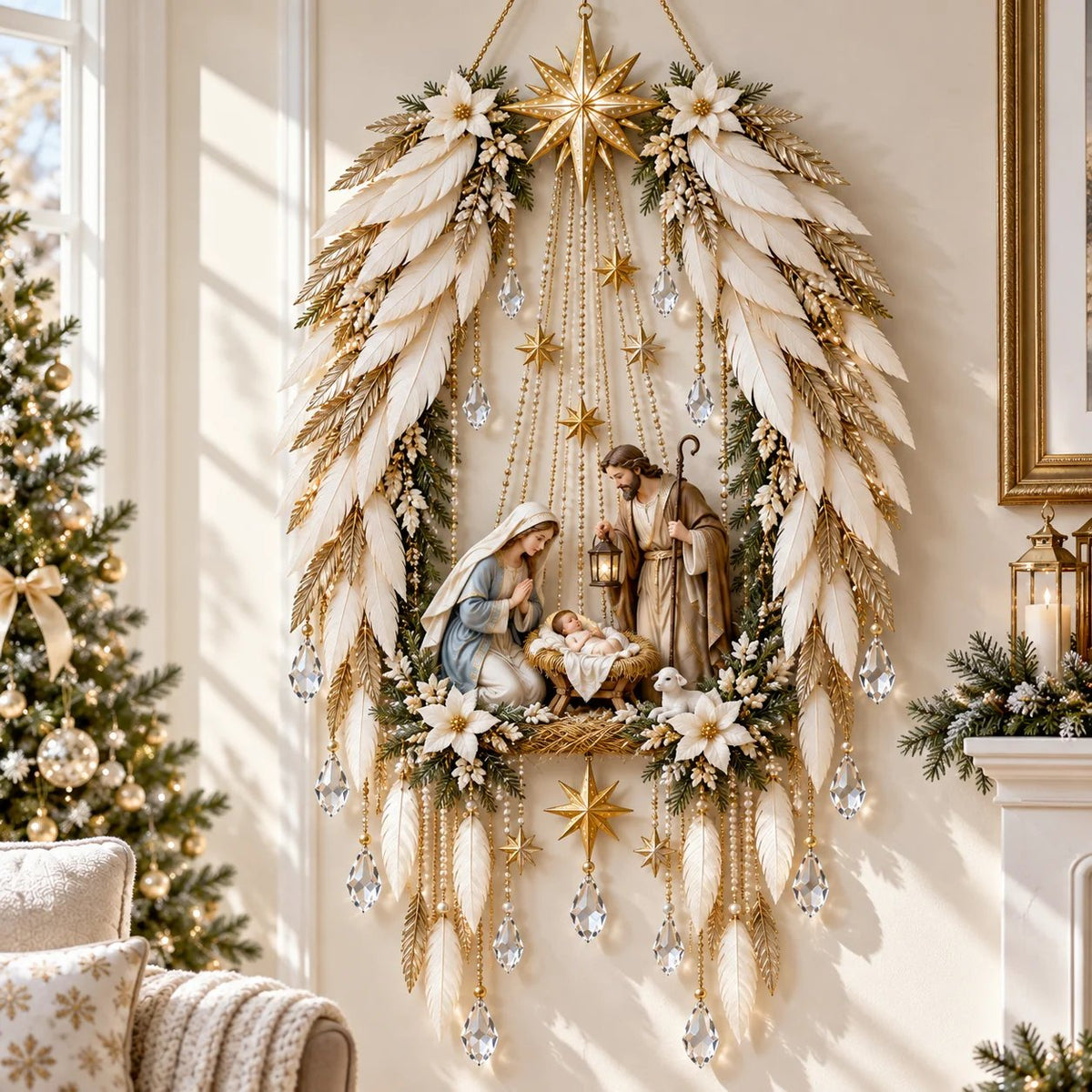 Angel Nativity Light