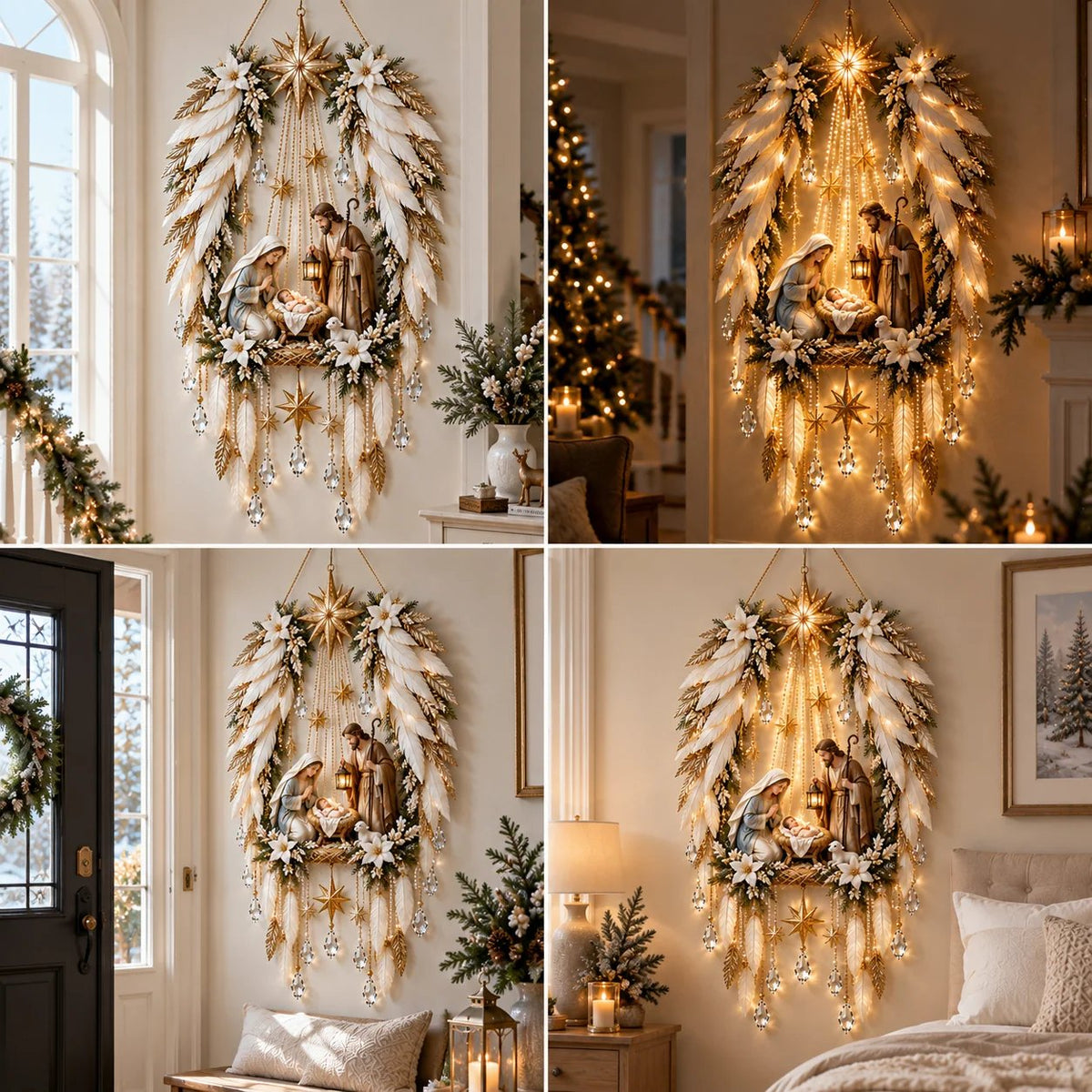 Angel Nativity Light
