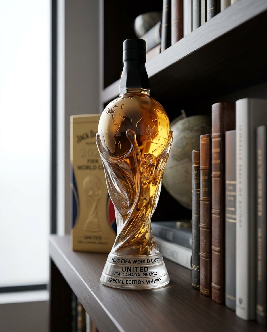 PODIUM™ World Cup Trophy Glass Decanter 350ml