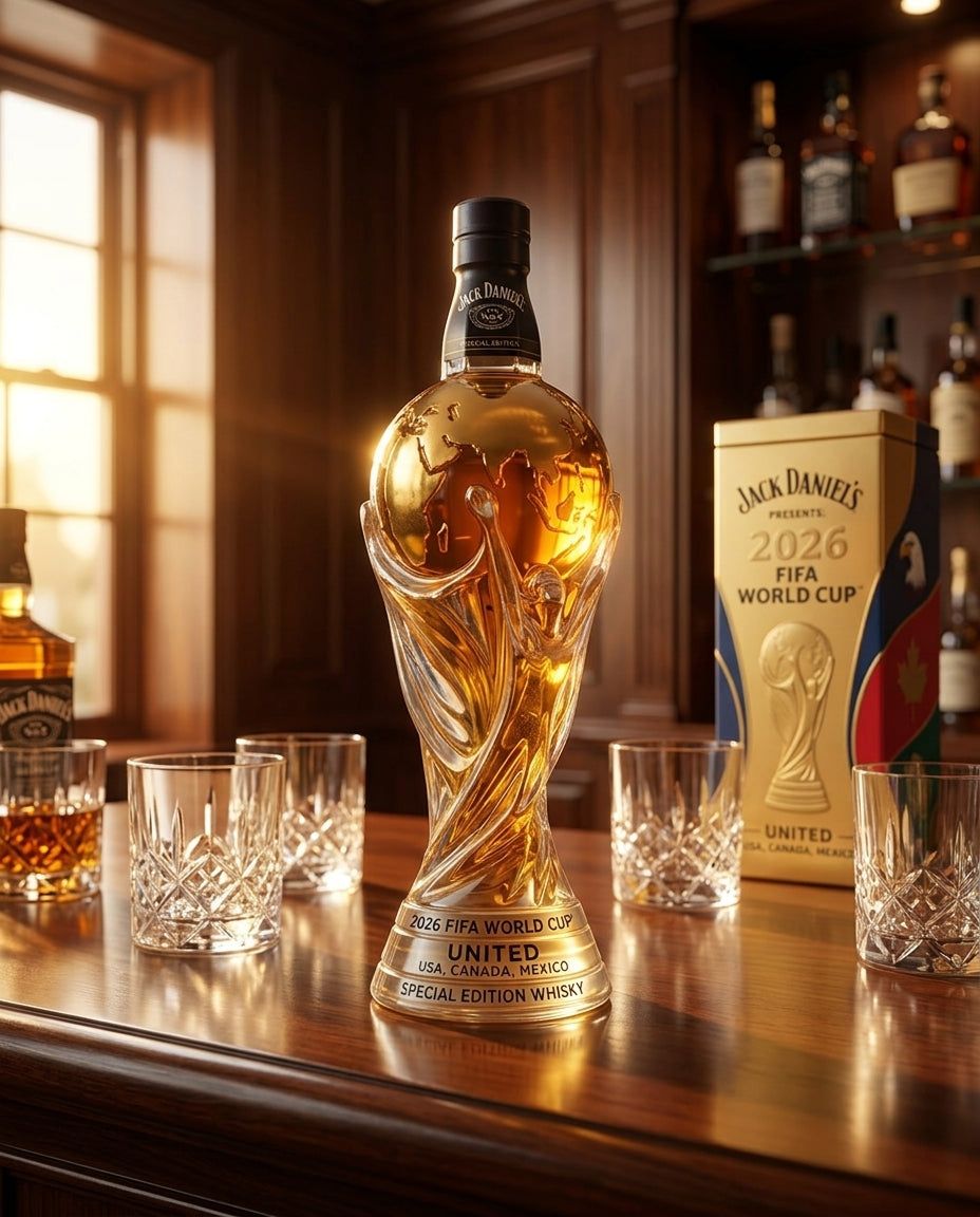 PODIUM™ World Cup Trophy Glass Decanter 350ml
