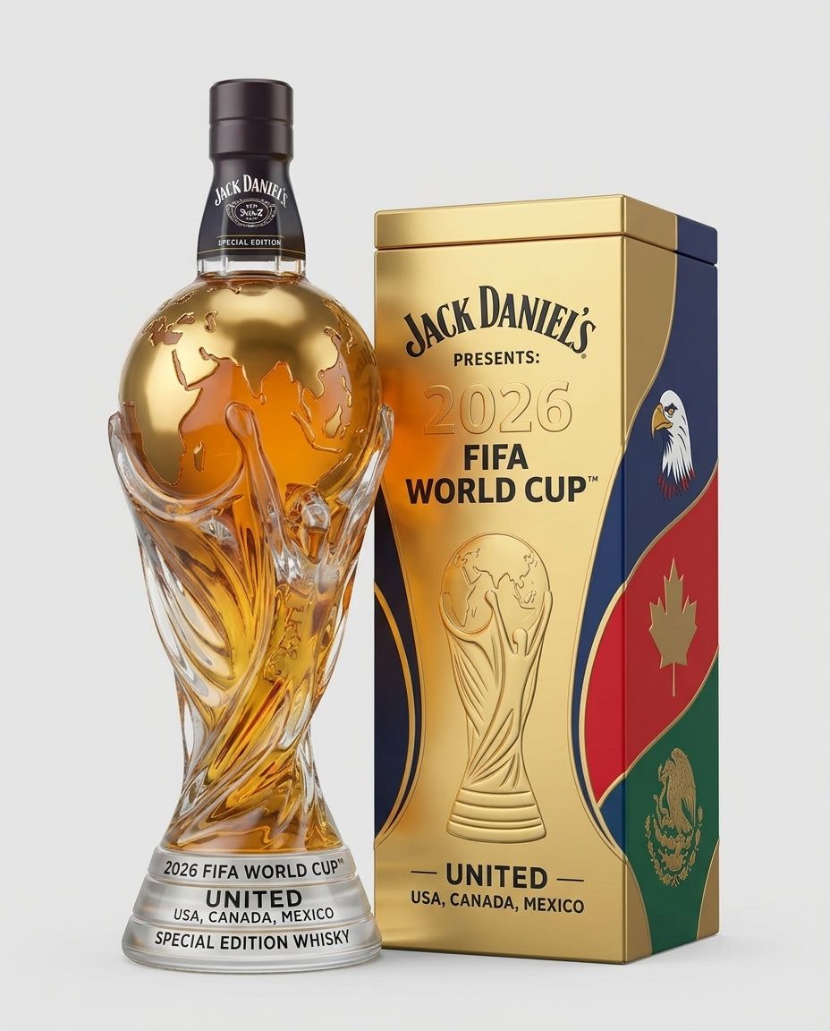 PODIUM™ World Cup Trophy Glass Decanter 350ml