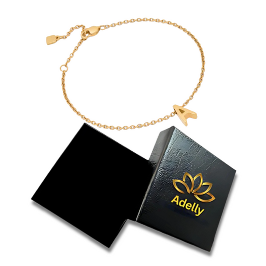 Dainty Initial Charm Bracelet