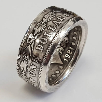 1921 Classic Morgan Dollar Coin Ring