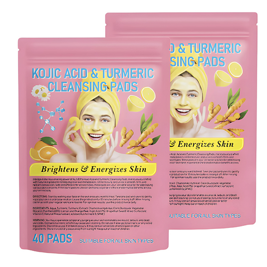 Turmeric & Kojic Acid Cleansing Pads for Radiant Skin