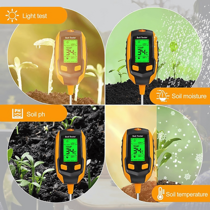 Digital 4-in-1 Soil Test Meter