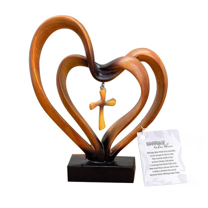 Entwined Hearts Cross