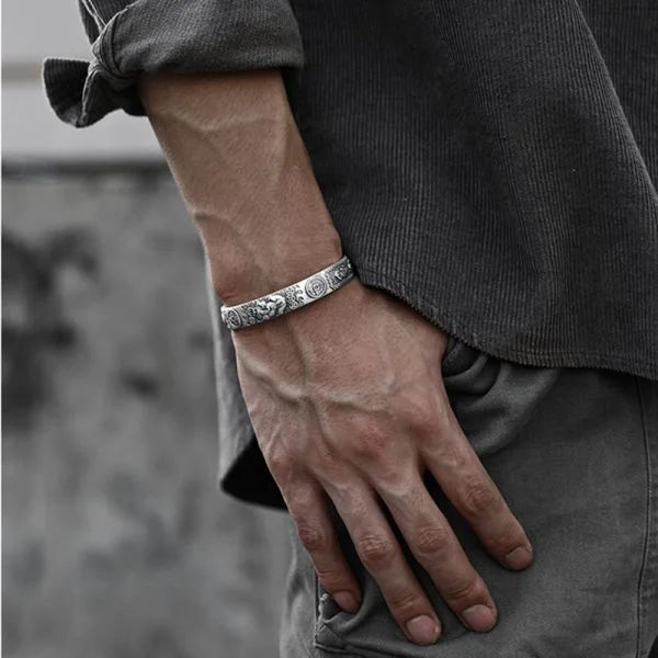 Wealth Pixiu Heart Sutra Bracelet