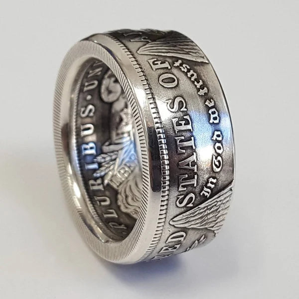 1921 Classic Morgan Dollar Coin Ring