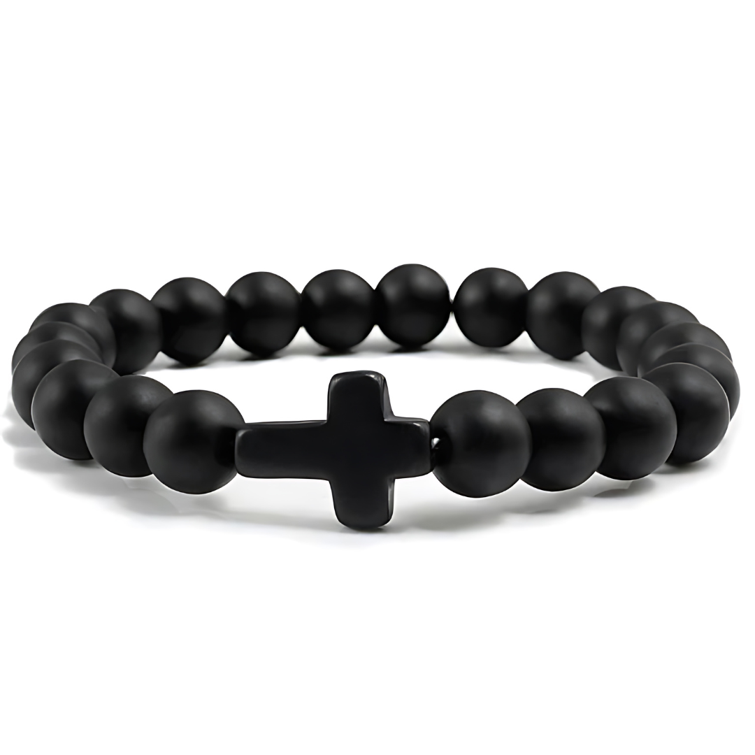 E-God™ Cross Bead Bracelet