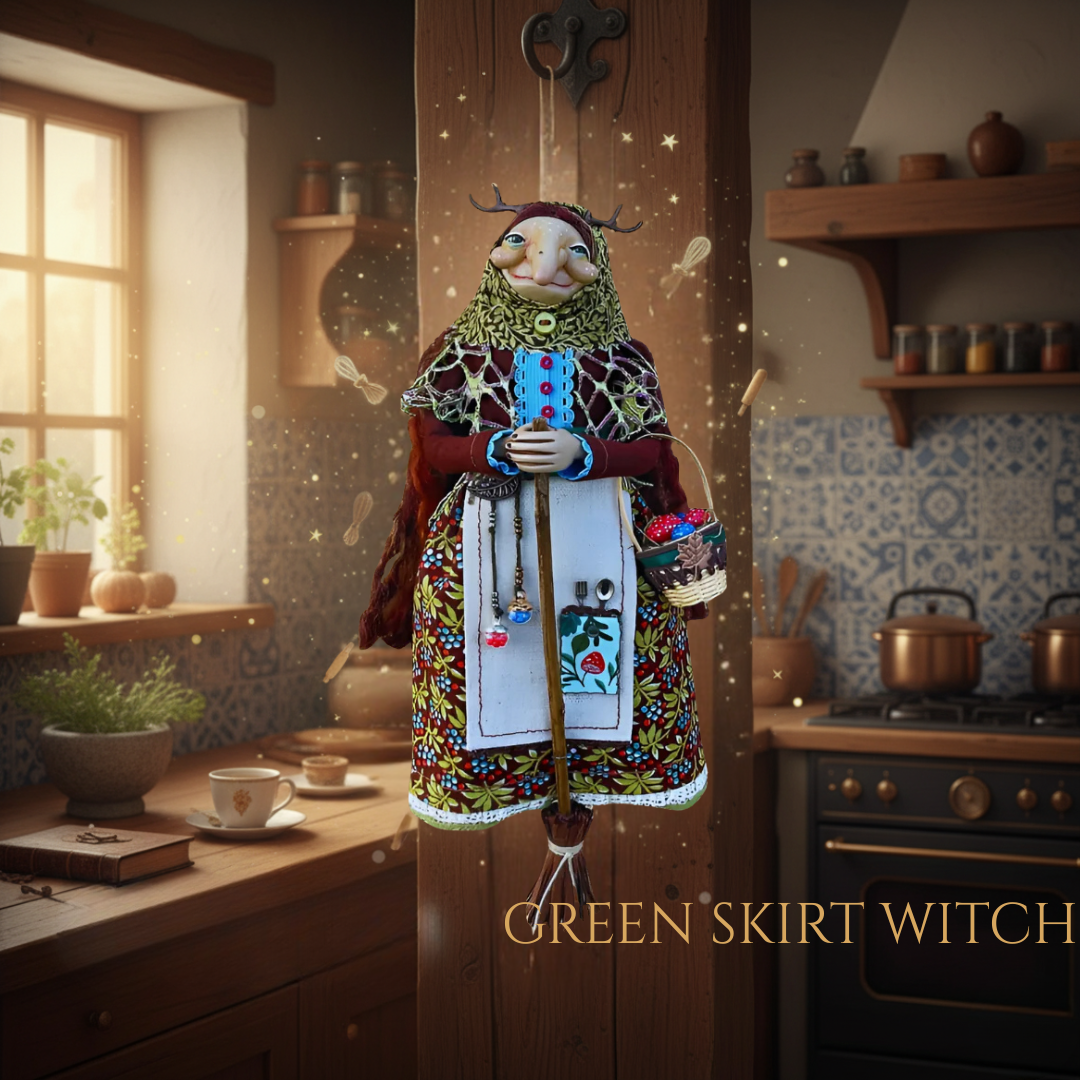The Original Handmade Kitchen Witch Doll