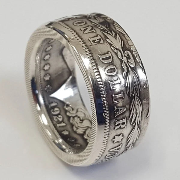 1921 Classic Morgan Dollar Coin Ring