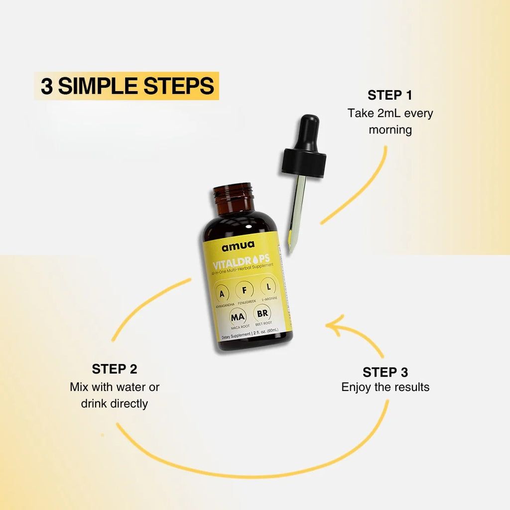 Amua Vitaldrops™ Herbal Curves Support Liquid Drops
