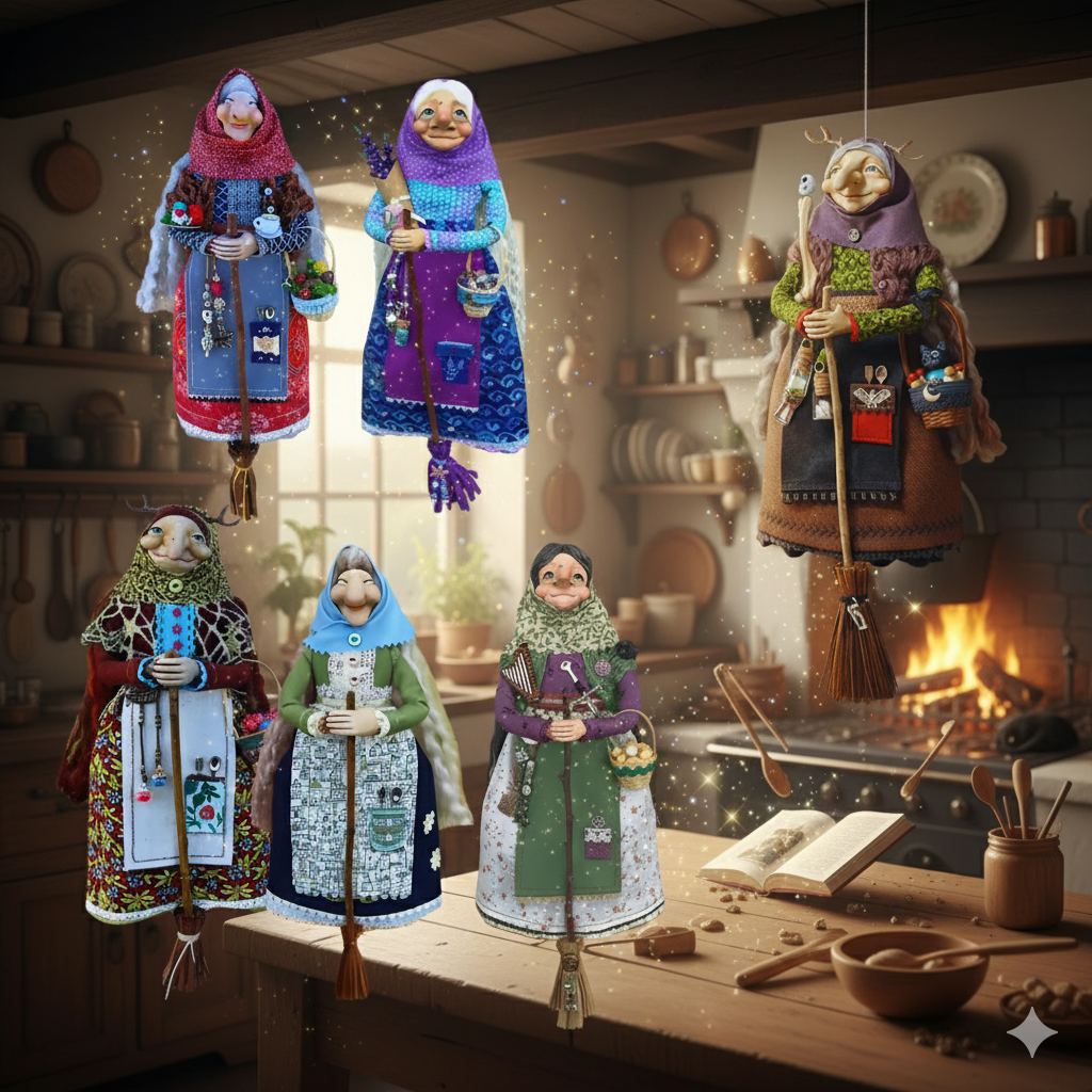 The Original Handmade Kitchen Witch Doll