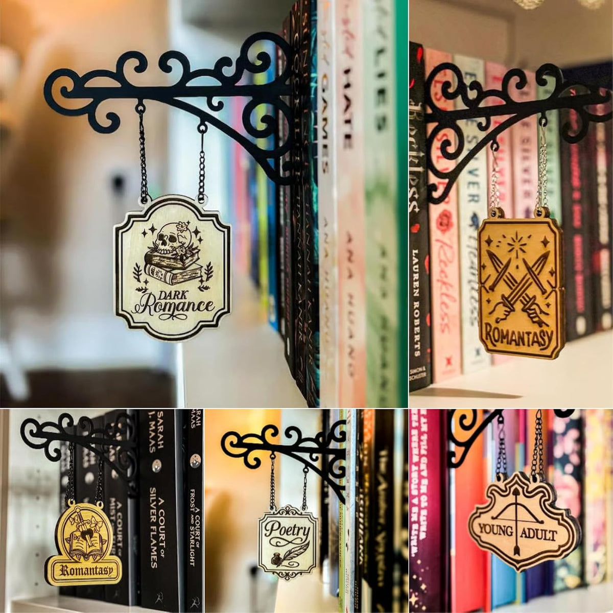 Tavern Book Nook Signs