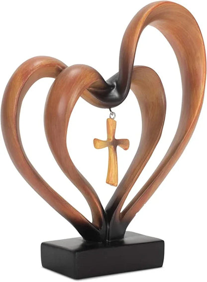 Entwined Hearts Cross