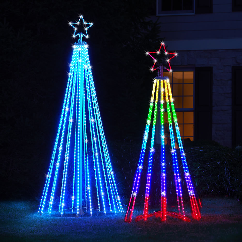 Christmas Light Show Tree