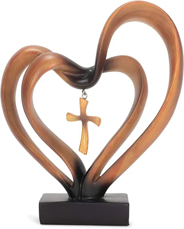 Entwined Hearts Cross