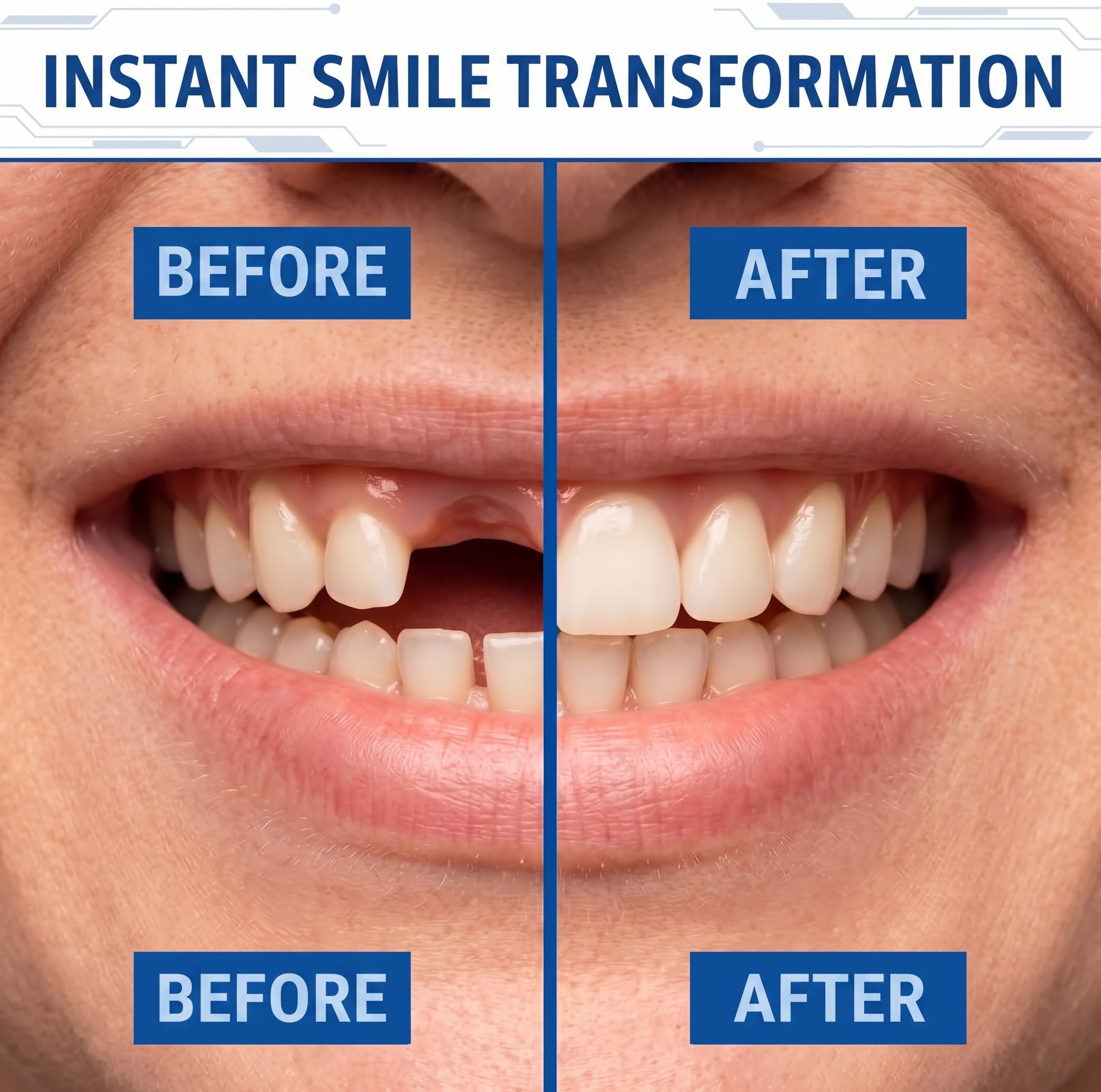 SmileFit™ Instant Dentures