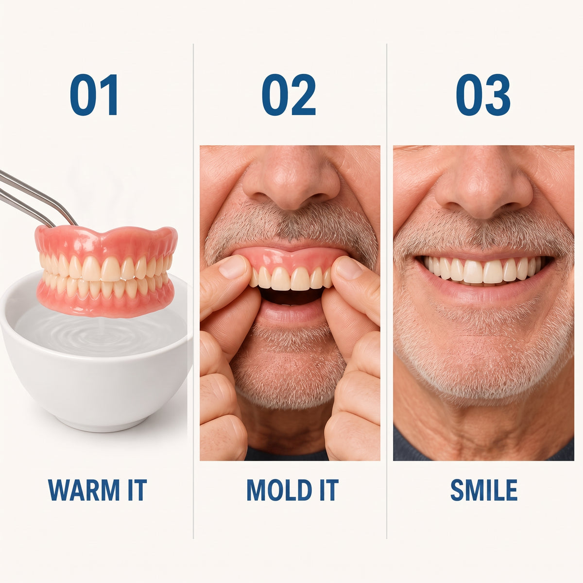 SmileFit™ Instant Dentures
