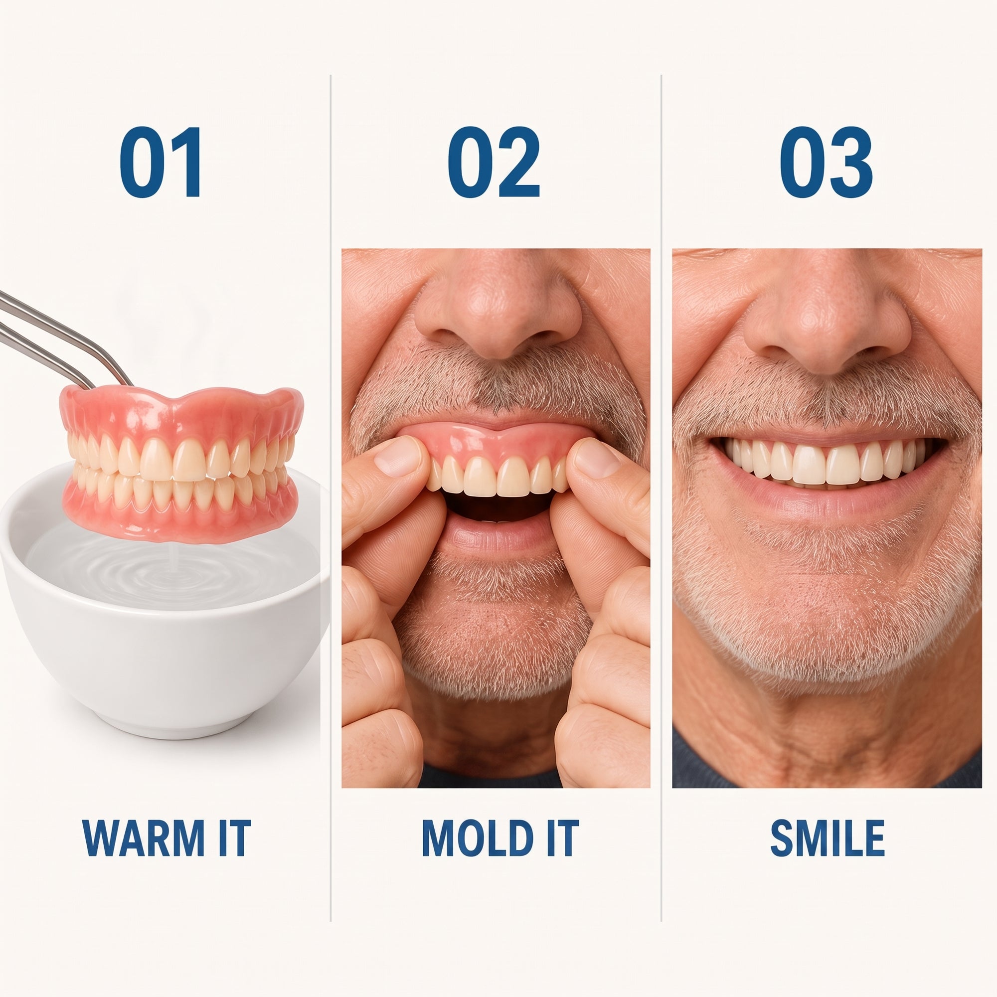 SmileFit™ Instant Dentures
