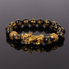 Feng Shui Pixiu Black Obsidian Wealth Bracelet Original