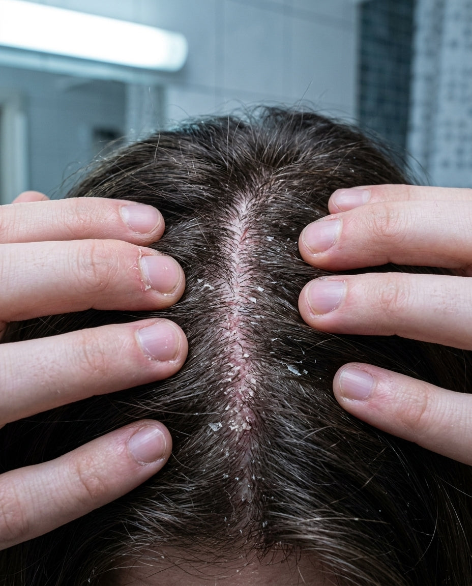 Before — the constant scratching