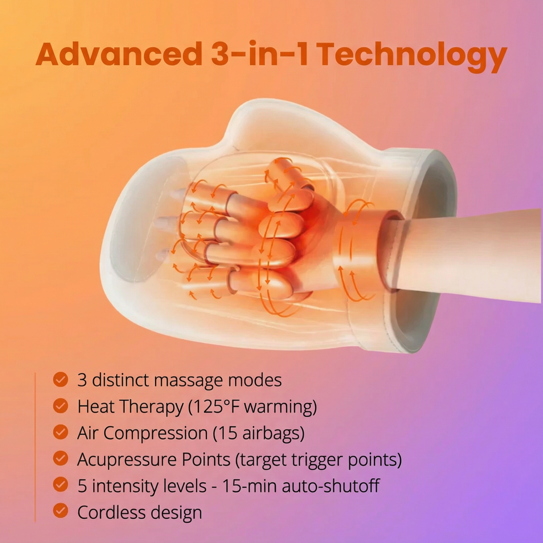 Calmyra™ Hand Massager for Arthritis, Carpal Tunnel & Joint Pain