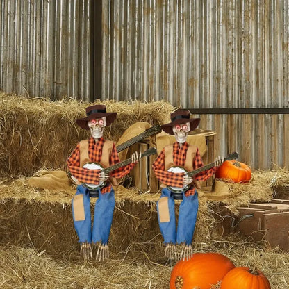 Funny Animated Dueling Banjo Skeletons