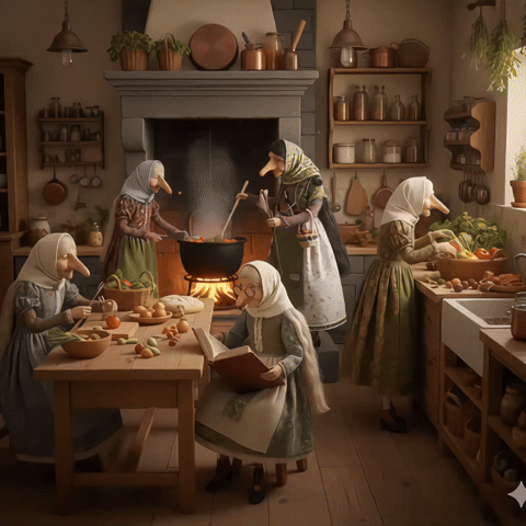 The Original Handmade Kitchen Witch Doll