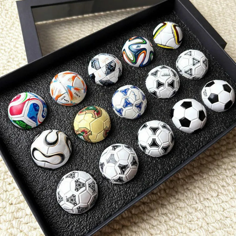 WorldCup Box™ - 15 Replica Soccer Balls Historical Collection