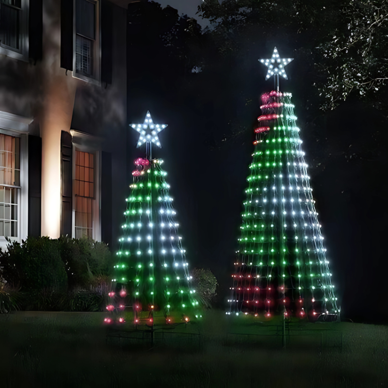 Christmas Light Show Tree