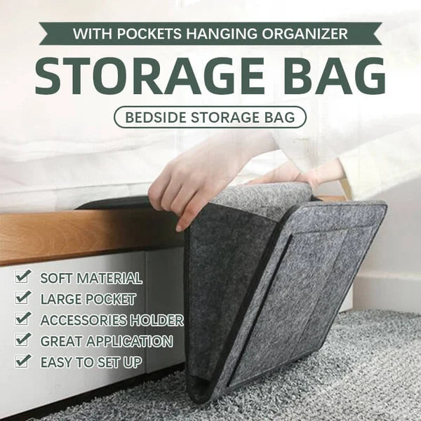 Storage Bag with Pockets Hanging Organizer