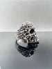 Load image into Gallery viewer, Sterling Silver Skull Ring - Gothic Death Skull Ring